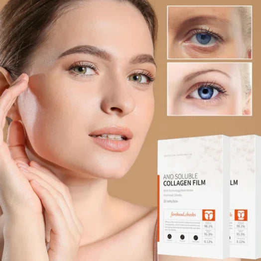 COLLAGEN FILM - Mascarilla de Colágeno (SET 9 PARCHES + SPRAY VITAMINA C GRATIS)