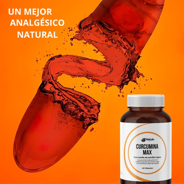 CURCUMINA MAX - ANTIOXIDANTE NATURAL EN CÁPSULAS